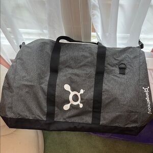 Orange Theory Fitness Large Gray Duffel Bag